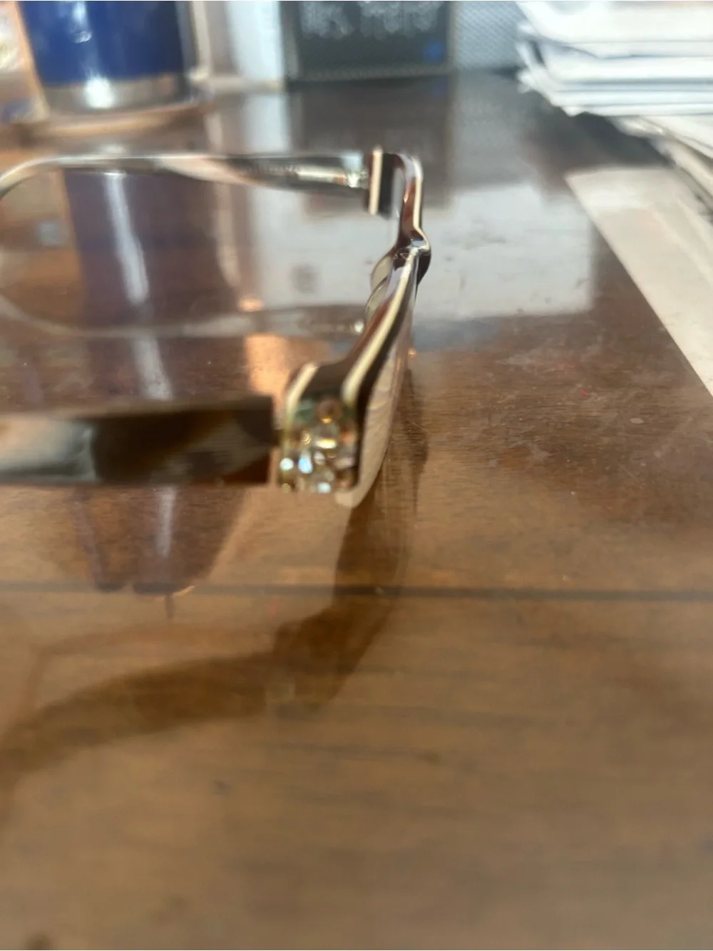 Rectangular Half-Rim Jimmy Crystal 1.00 reading Reading Glasses
